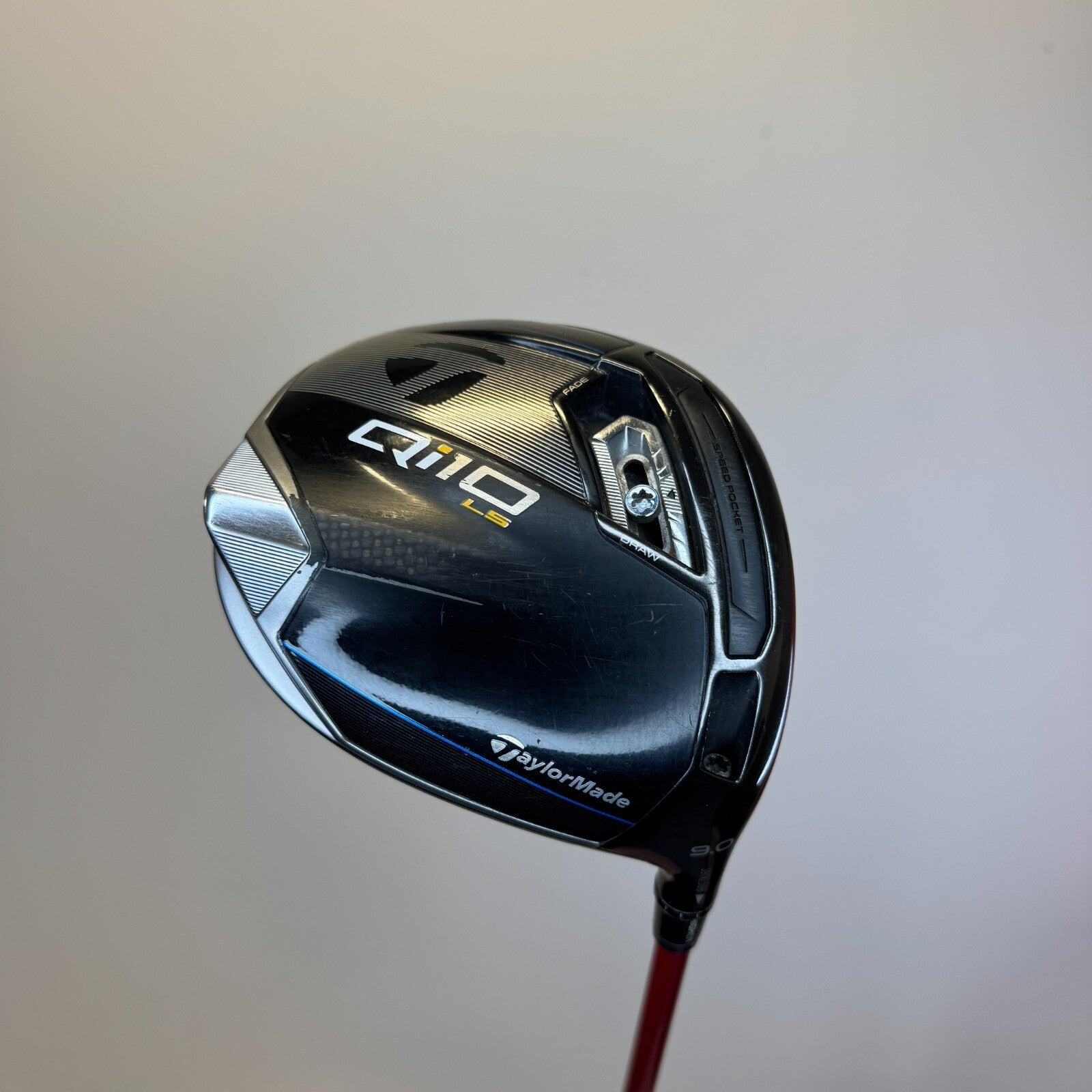 TaylorMade Qi10 LS Driver 9° | Fujikura Motore F1 X Flex | Headcover