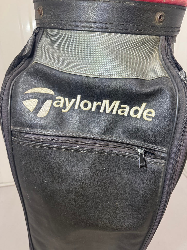 TaylorMade Tour Cart Bag | 5 Pocket | Leather | Golf Cart Bag