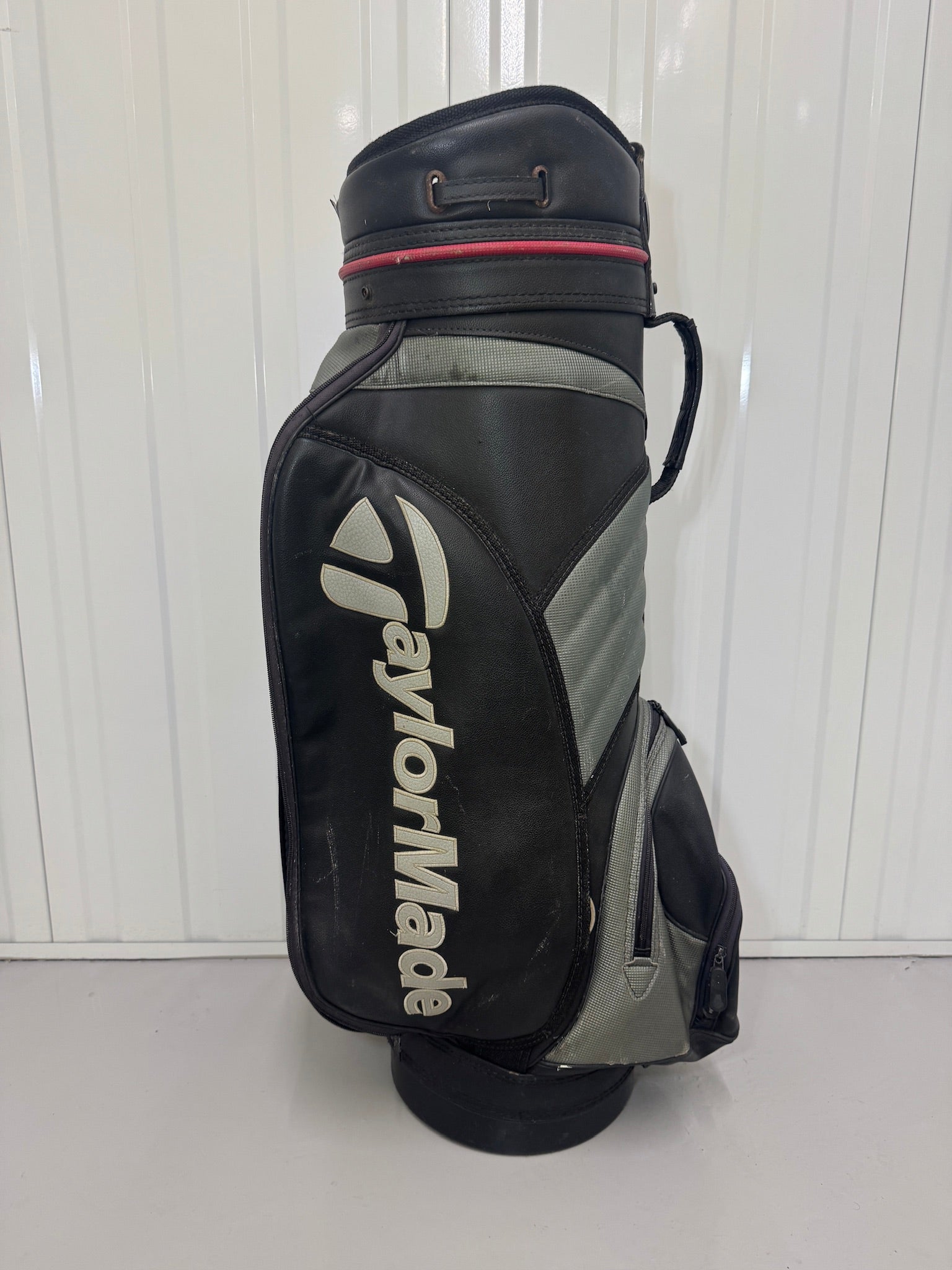 TaylorMade Tour Cart Bag | 5 Pocket | Leather | Golf Cart Bag