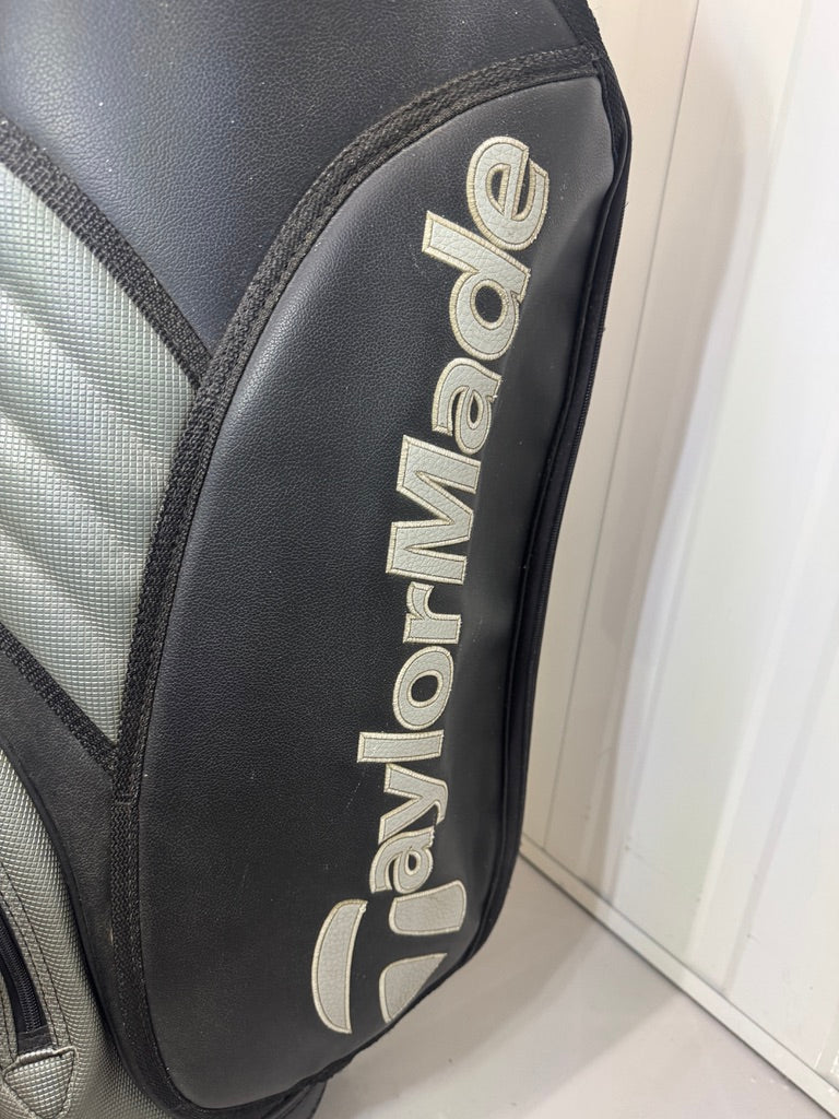 TaylorMade Tour Cart Bag | 5 Pocket | Leather | Golf Cart Bag