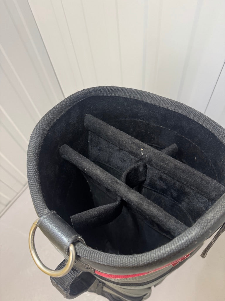 TaylorMade Tour Cart Bag | 5 Pocket | Leather | Golf Cart Bag