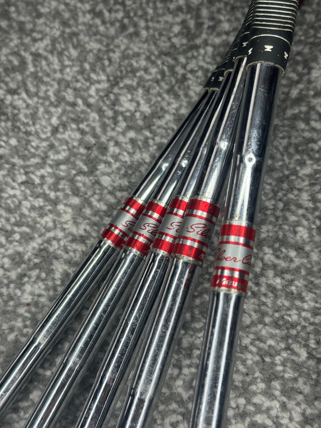 Mizuno Silver Cup Iron Set (4–8) – Steel Regular – 1984 Forged – Good Condition