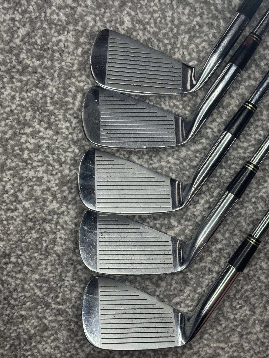 Mizuno Silver Cup Iron Set (4–8) – Steel Regular – 1984 Forged – Good Condition