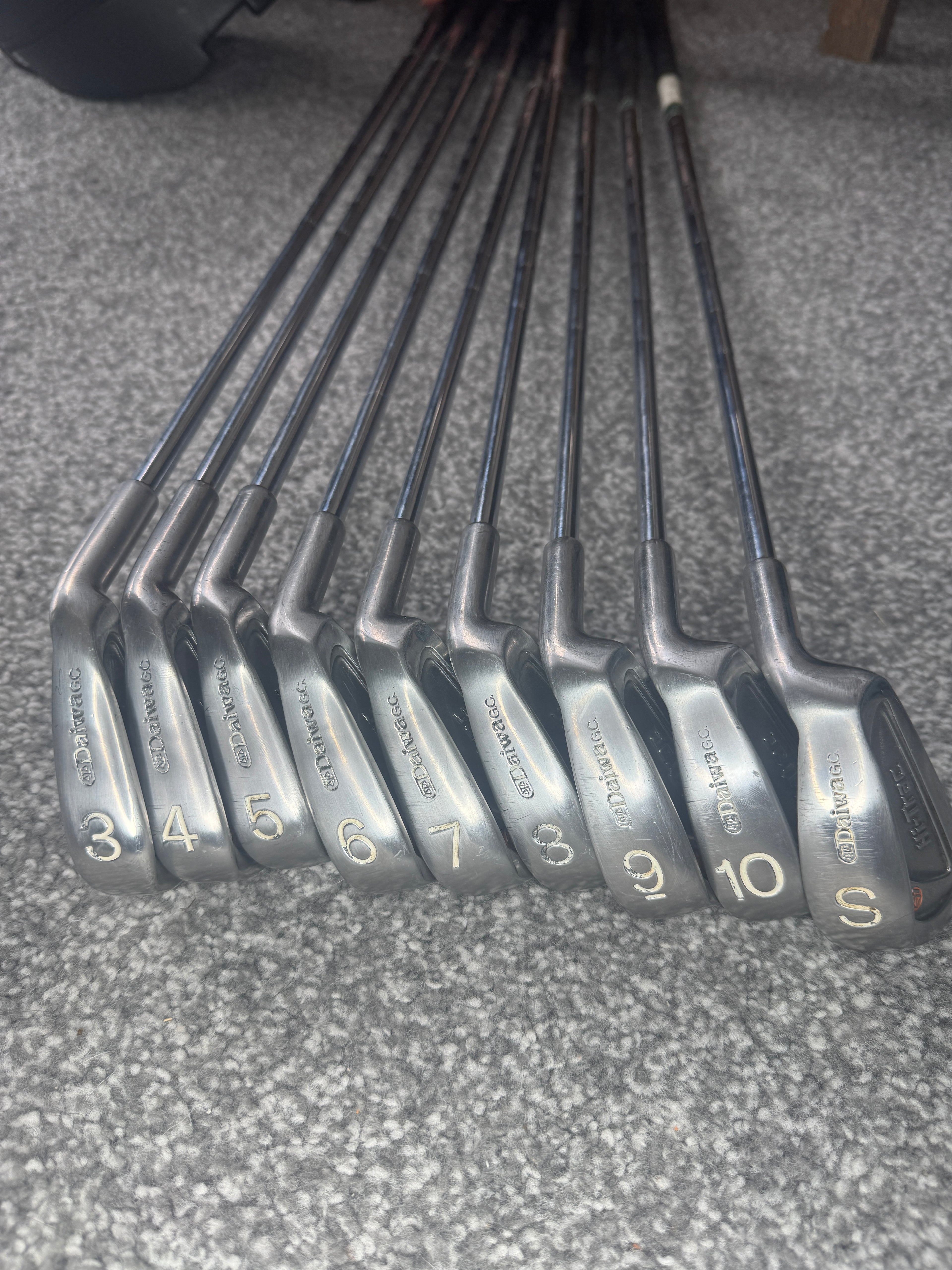 Daiwa G.C Hi-Track Lie System Iron Set - 3, 4, 5, 6, 7, 8, 9, 10 & SW
