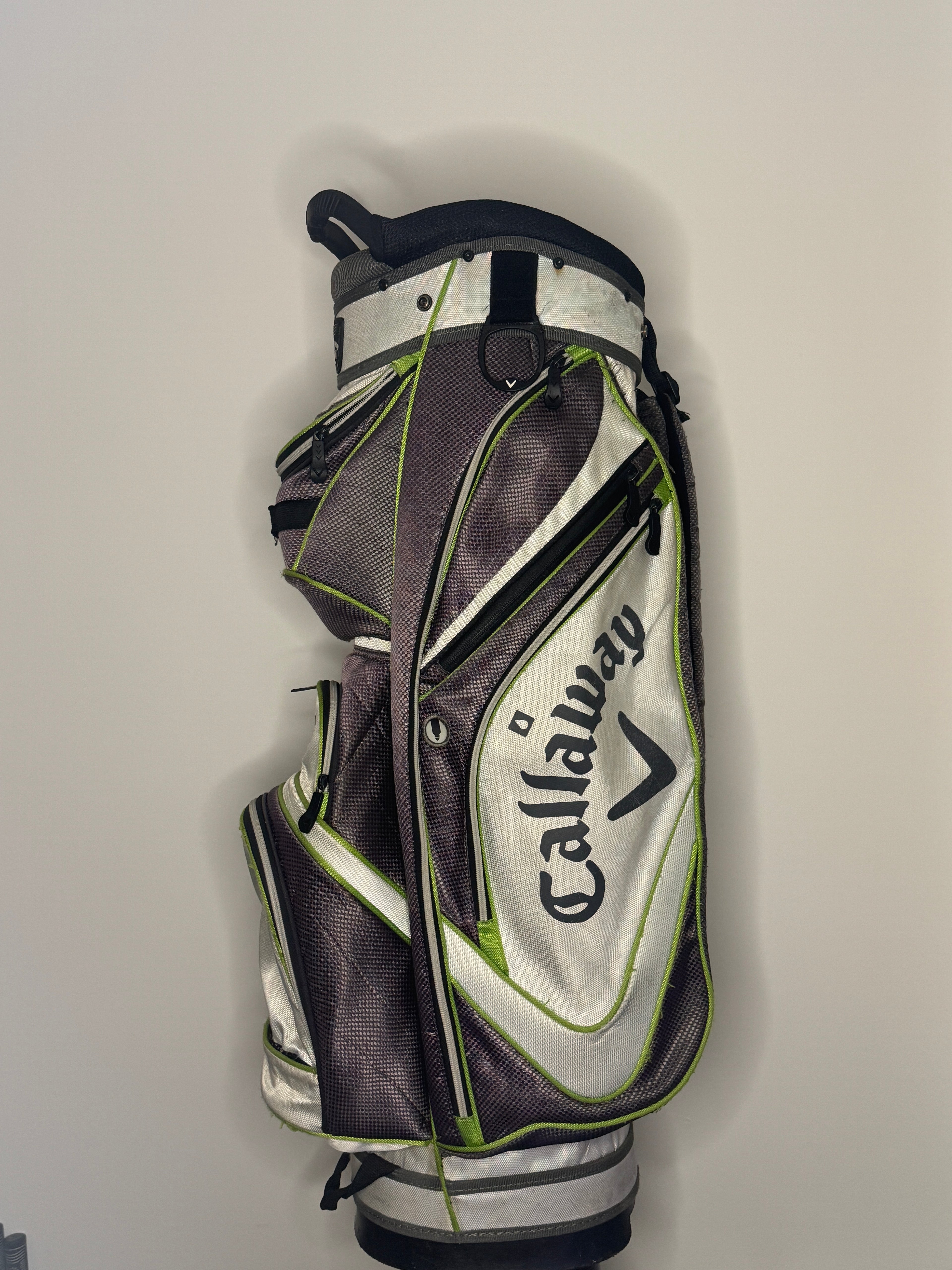 Callaway Org 15 Cart Golf Bag – 14-Way Divider | Lightweight Design | Fair Condition