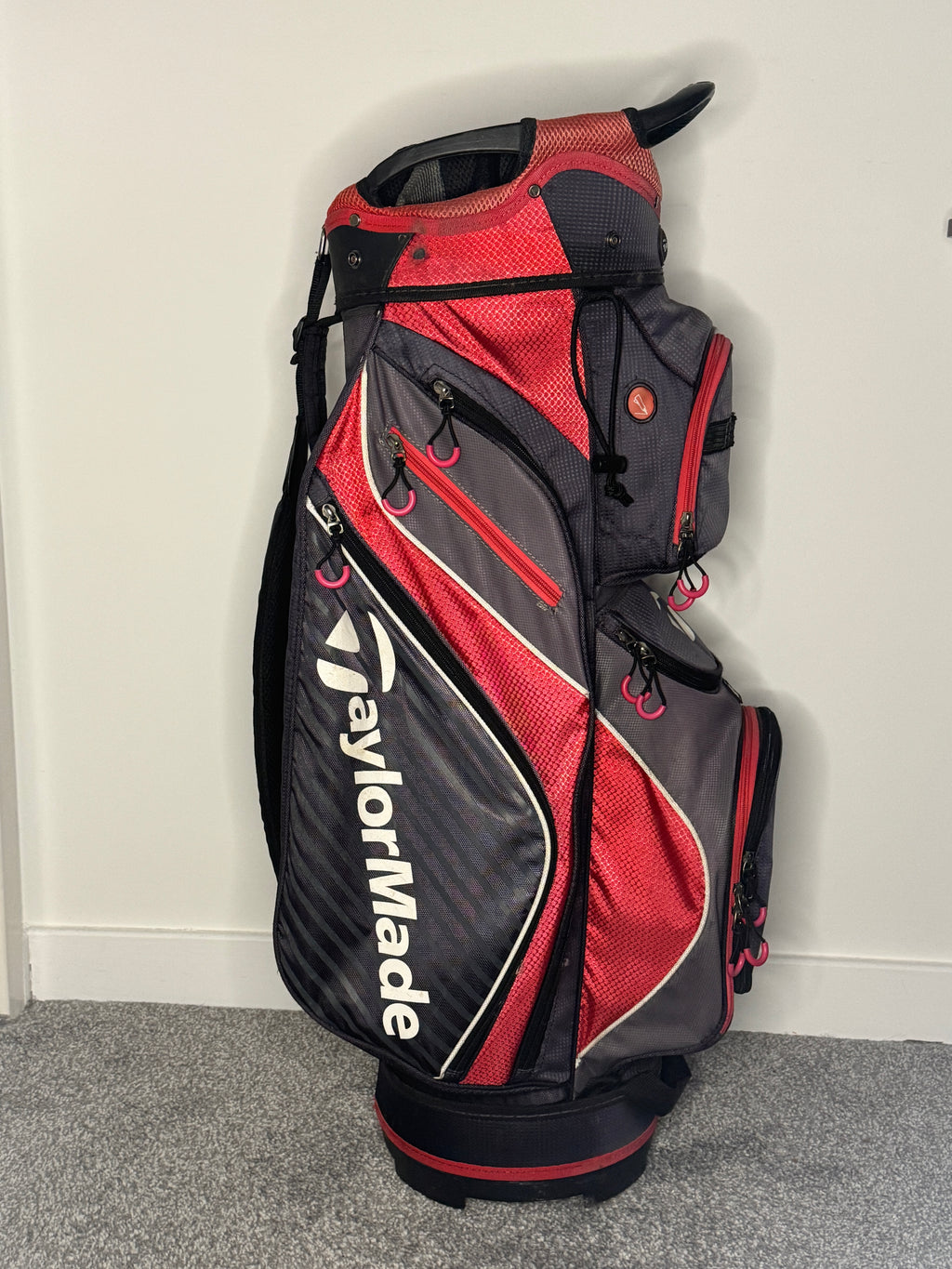 TaylorMade Pro Cart 6.0 Golf Bag – 14-Way | 9 Pockets + Cooler | Good Condition