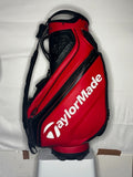 TaylorMade Tour Staff Stealth Cart Bag Red/Black | 6 Way Divider