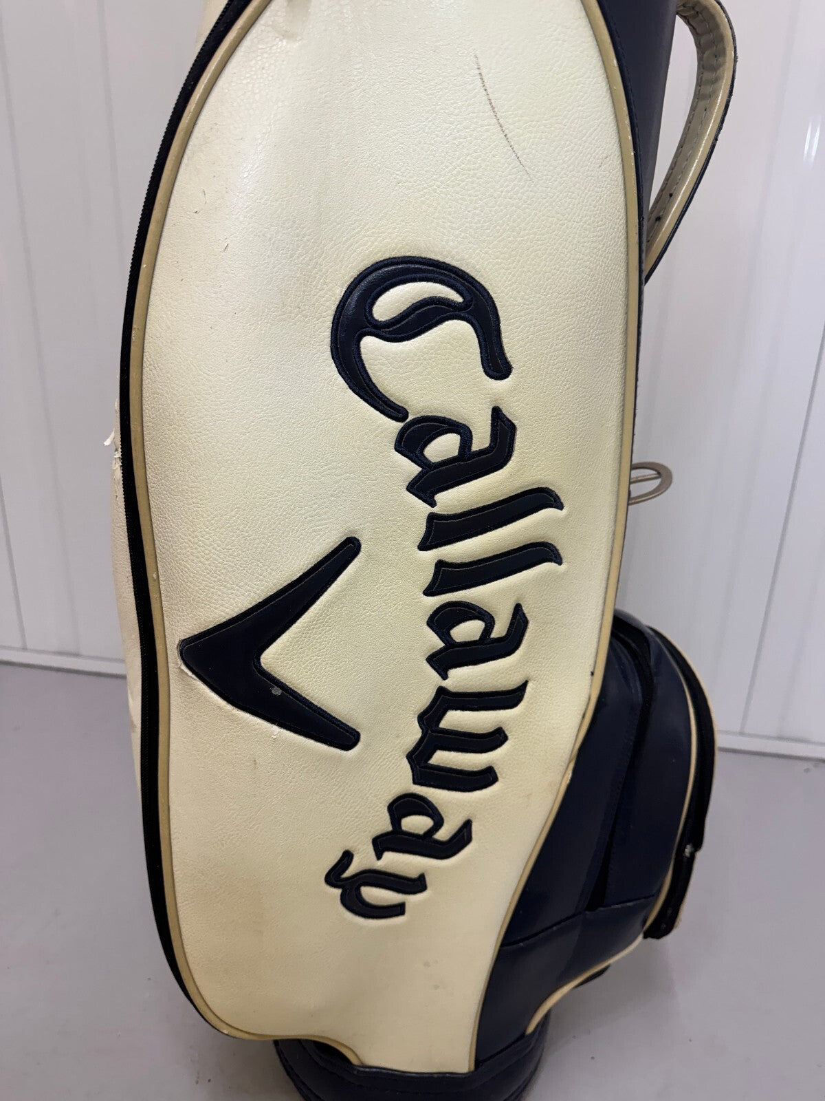 Callaway William Hunt Trilby Tour Cart Bag Cream/Navy | Golf Bag