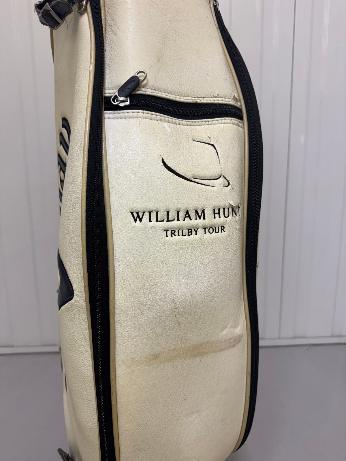 Callaway William Hunt Trilby Tour Cart Bag Cream/Navy | Golf Bag