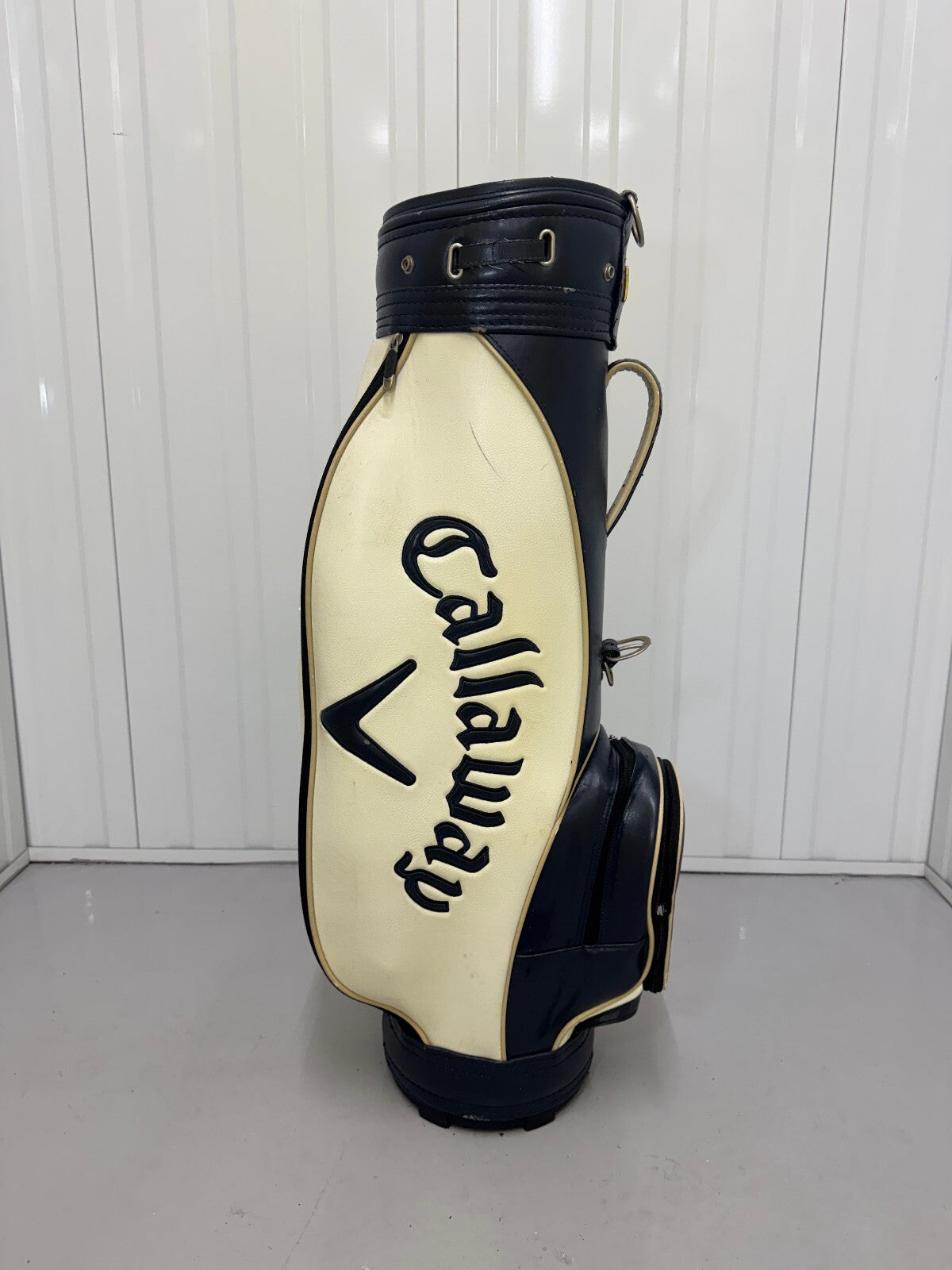 Callaway William Hunt Trilby Tour Cart Bag Cream/Navy | Golf Bag