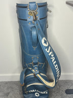 Spalding Cart Bag Blue/White | 4 Pocket | Lightweight Golf Bag