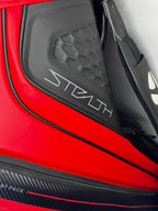 TaylorMade Tour Staff Stealth Cart Bag | Red & Black | With Rain Cover | Very Good Condition