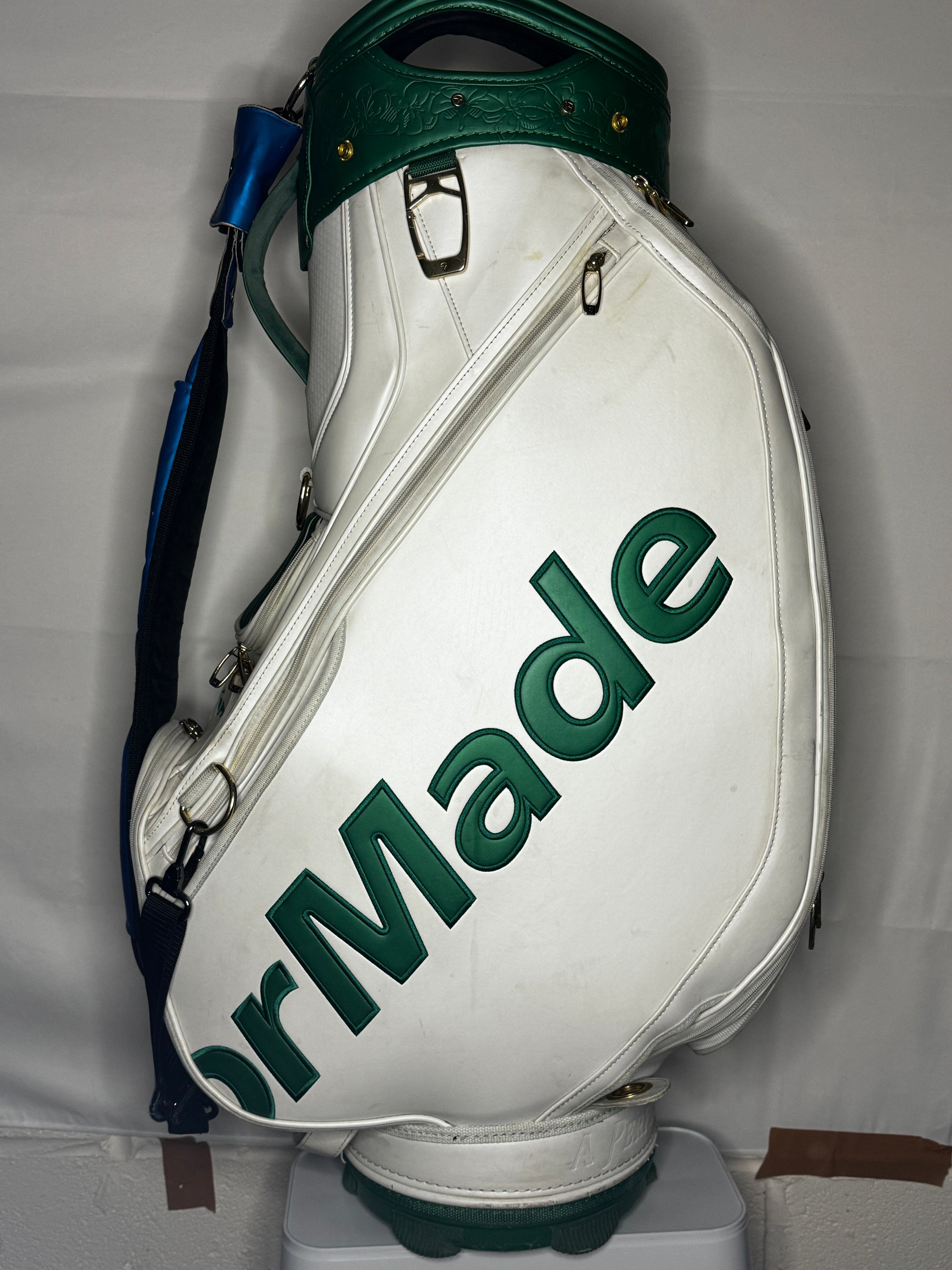 TaylorMade Tour 2020 Masters Cart Bag | White & Green | Extremely Rare | Excellent Condition