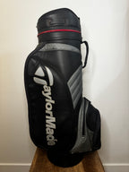 TaylorMade Leather Tour Cart Bag | 6-Way Divider | Adjustable to 3-Way | Good Condition