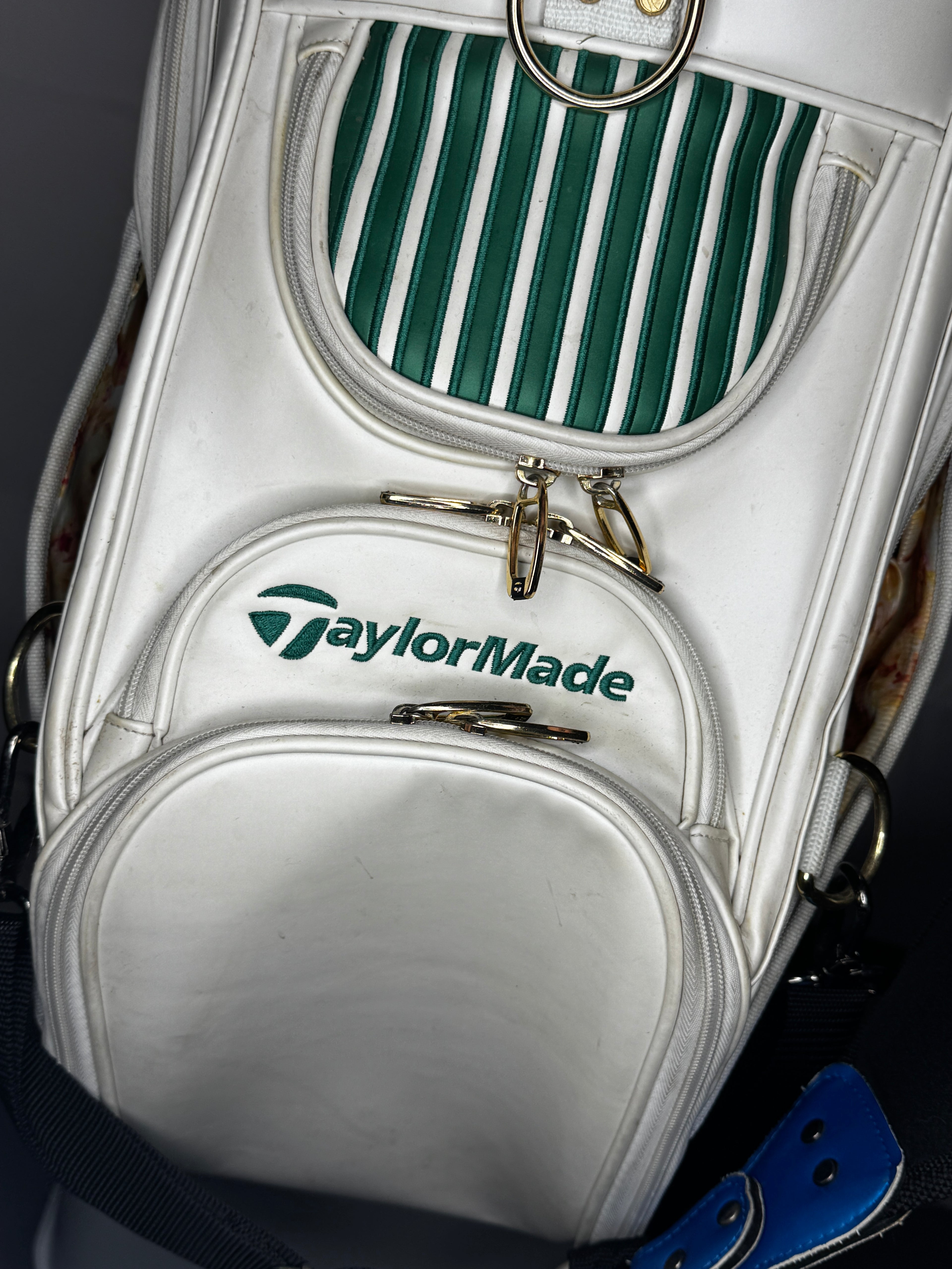 TaylorMade Tour 2020 Masters Cart Bag | White & Green | Extremely Rare | Excellent Condition